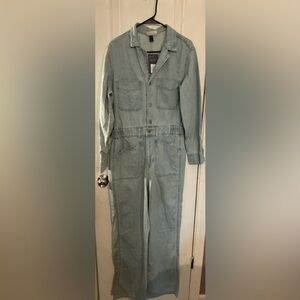 Universal Thread Women's Light Blue Denim Jumpsuit NWT